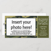Green Camo Holiday Greeting (Front/Back)