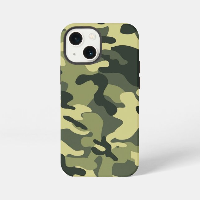 Green Camo Iphone Case (Back)
