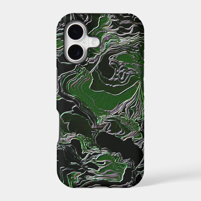 Green Camo   Iphone Case (Back)
