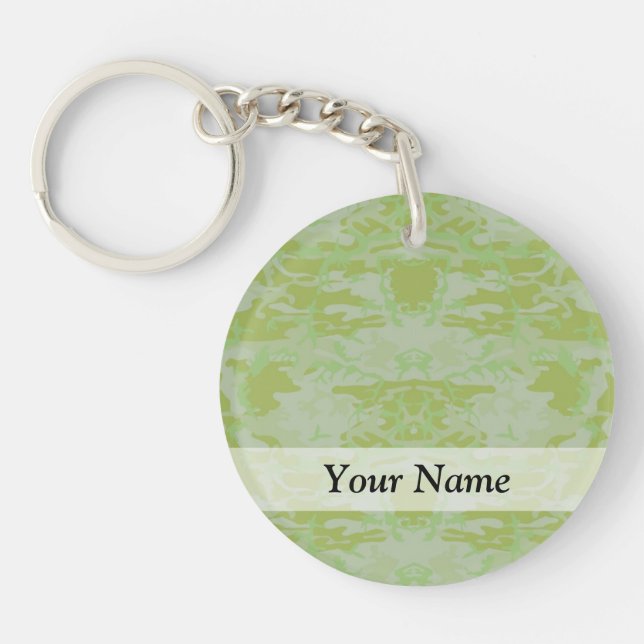 Green camo keychain (Front)