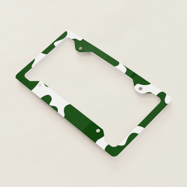 Green Camo License Plate Frame (3/4)