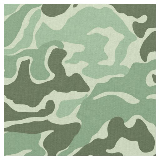 Green Camo Military Fabric