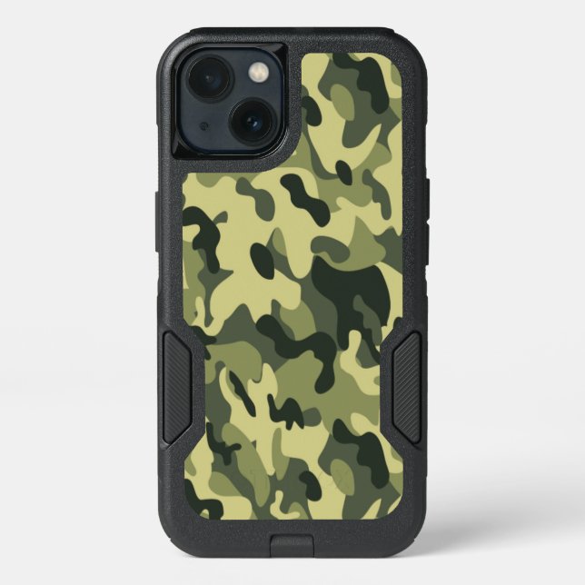 Green Camo Otterbox iPhone Case (Back)