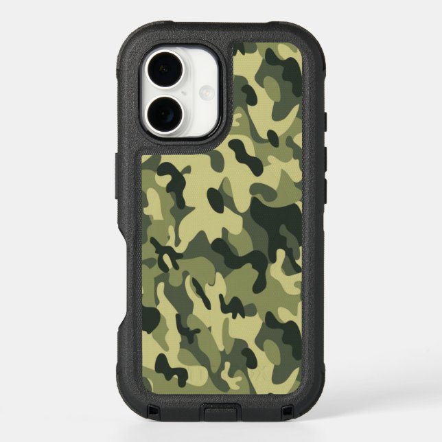 Green Camo Otterbox iPhone Case (Back)