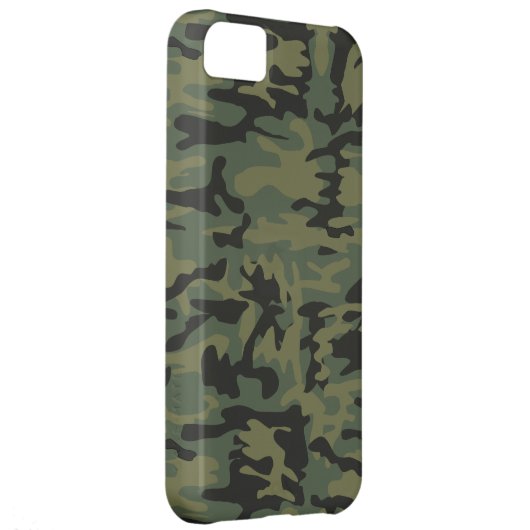 Green camo pattern Case-Mate iPhone case (Back/Right)