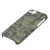 Green camo pattern Case-Mate iPhone case (Bottom)
