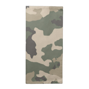 Green Camo Pattern Cloth Napkin