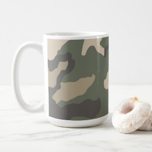 Green Camo Pattern Coffee Mug