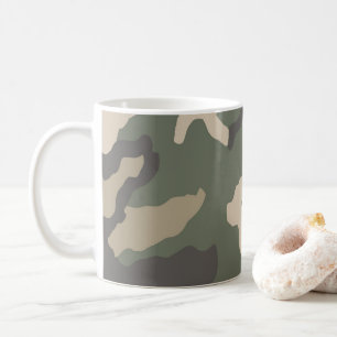 Green Camo Pattern Coffee Mug