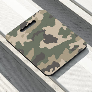 Green Camo Pattern Seat Cushion
