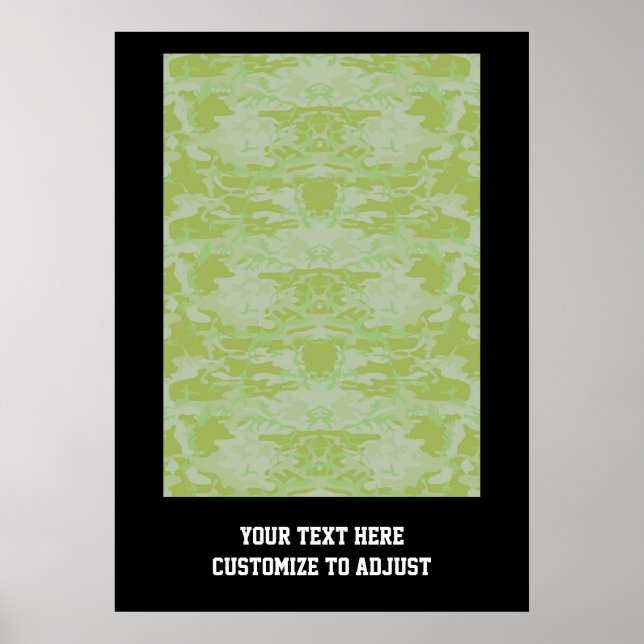 Green camo poster (Front)