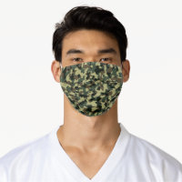 Face Mask Tactic - Green Camo