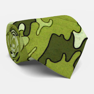 Green Camo Tie
