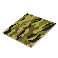 6 Green Camouflage Texture Tile (PNG Transparent)