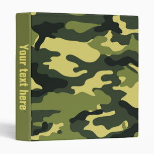 Green camouflage Binder