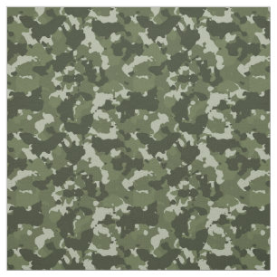 Green Camouflage Camo Forest Military Fabric