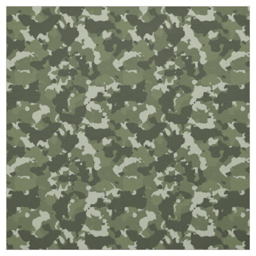 Green Camouflage Camo Forest Military Fabric