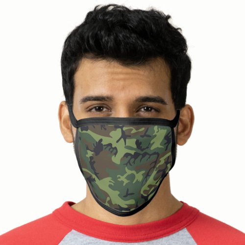 Green Camouflage Camo Hunting Military Solider Face Mask