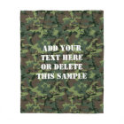 Green Camouflage Camo Pattern Personalized