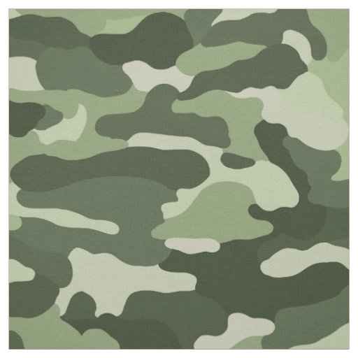 Green Camouflage Fabric