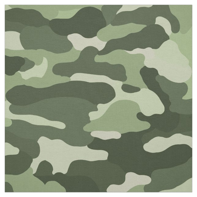 Green Camouflage Fabric (Swatch)