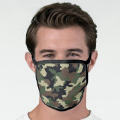 Green Camouflage Face Mask (Worn Him)