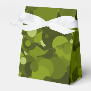 Green Camouflage Favor Boxes