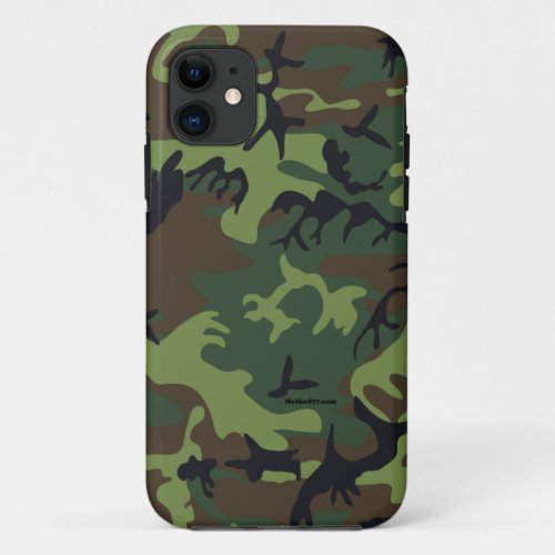 Green camouflage iPhone 5 Case