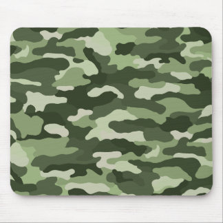 Green Camouflage Mouse Pad