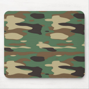 Green Camouflage Mousepad
