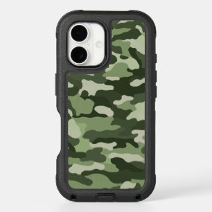 Green Camouflage iPhone 16 Case