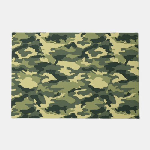 Green Camouflage Pattern Doormat