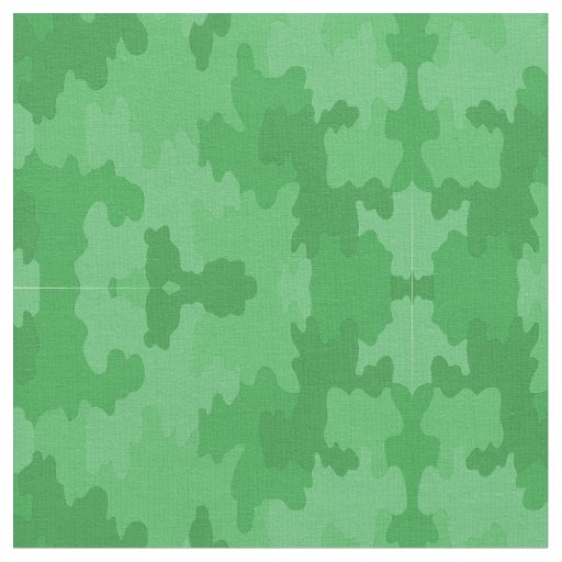 Green Camouflage Pattern Fabric