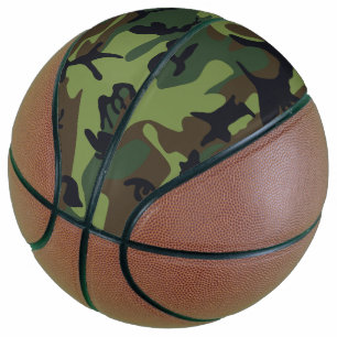 Green Camouflage Pattern, Military Pattern, Army Basketball
