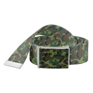 Green Camouflage Pattern, Military Pattern, Army Belt