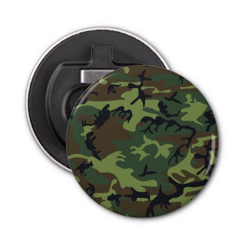 Green Camouflage Pattern Military Pattern Army Bottle Opener