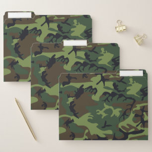 Green Camouflage Pattern, Military Pattern, Army File Folder