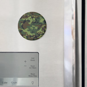 Green Camouflage Pattern, Military Pattern, Army Magnet