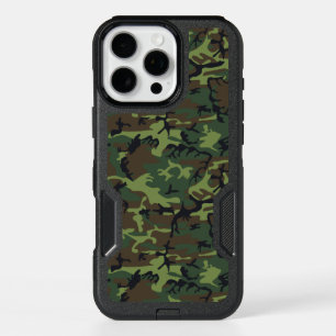 Green Camouflage Pattern, Military Pattern, Army iPhone 16 Pro Max Case