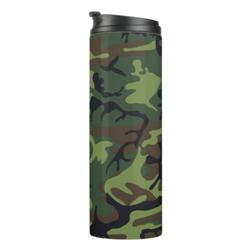 Green Camouflage Pattern Military Pattern Army Thermal Tumbler