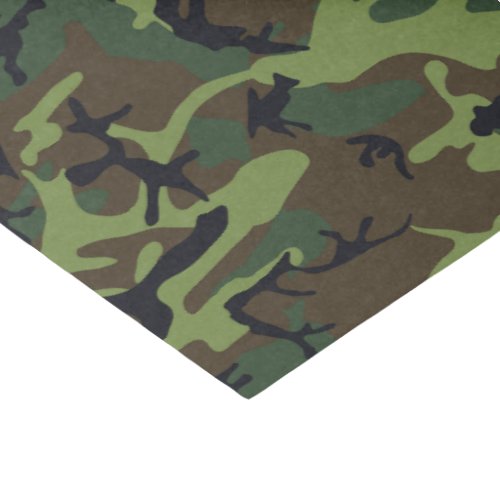 Green Camouflage Pattern Military Pattern Army Tissue Paper