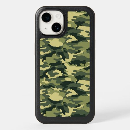 Green Camouflage Pattern Otterbox Iphone 14 Case