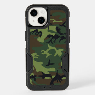 Green Camouflage Pattern OtterBox iPhone 14 Case