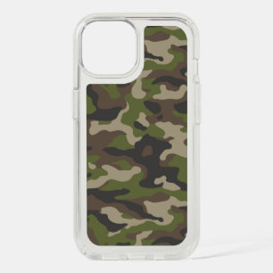 Green Camouflage Pattern iPhone 15 Case