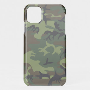 Green Camouflage Pattern iPhone 11 Case