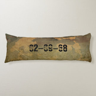 Green camouflage pattern vintage V2.0 Body Pillow