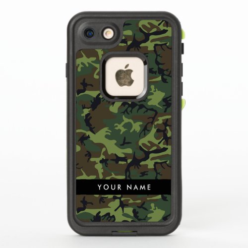 Green Camouflage Pattern Your name Personalize