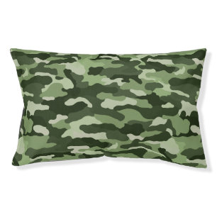 Green Camouflage Pet Bed