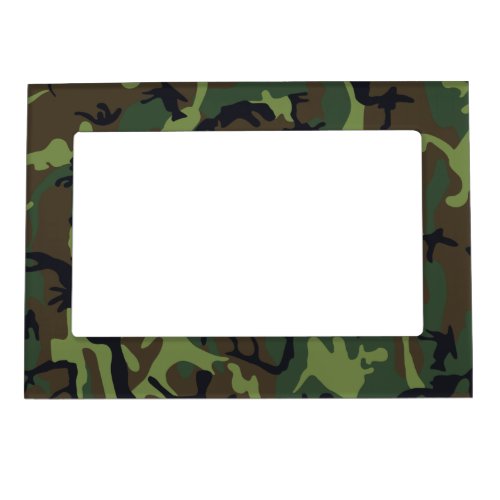 Green camouflage Picture Frames