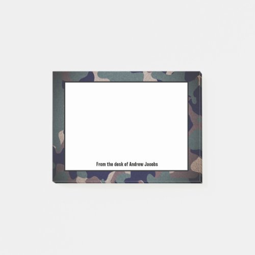 Green Camouflage Post_it Notes
